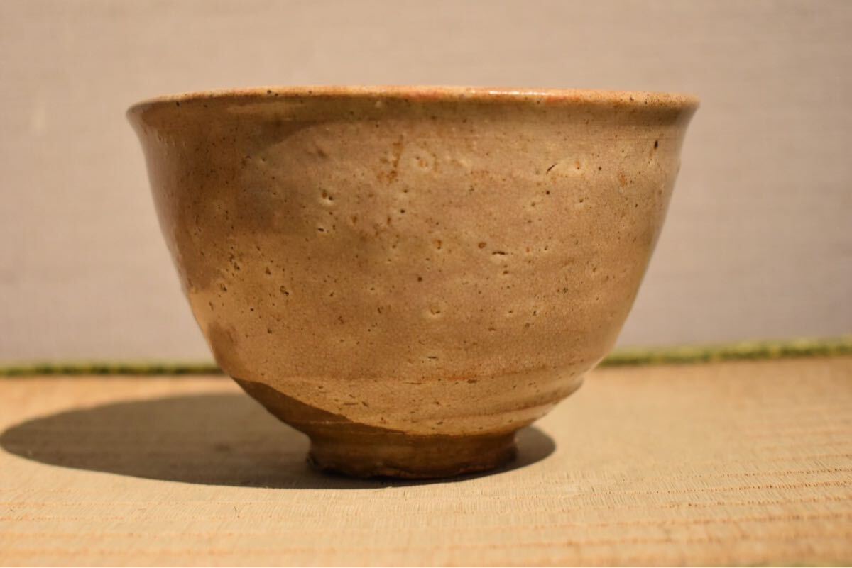【GE】M46【コレクター所蔵品】時代 古萩茶碗/日本美術 萩焼 茶道具 骨董品 時代品 美術品 古美術品