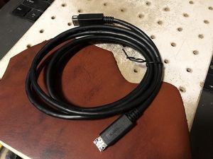 動作確認済 IEEE1394b(FireWire 800) ケーブル　９ピン-９ピン 約１７５ｃｍ(CA250150)