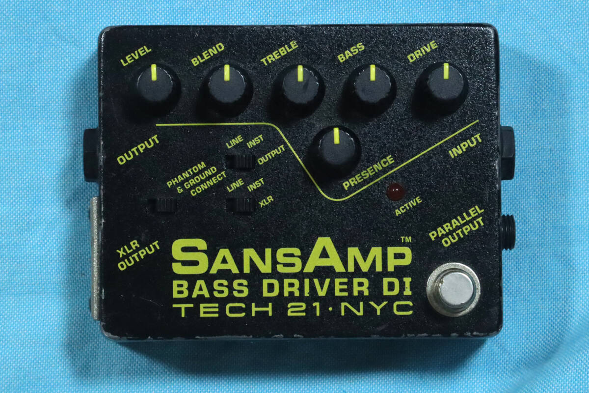 TECH21 NYC SANSAMP BASS DRIVER DI サンズアンプ ベースドライバー 音 