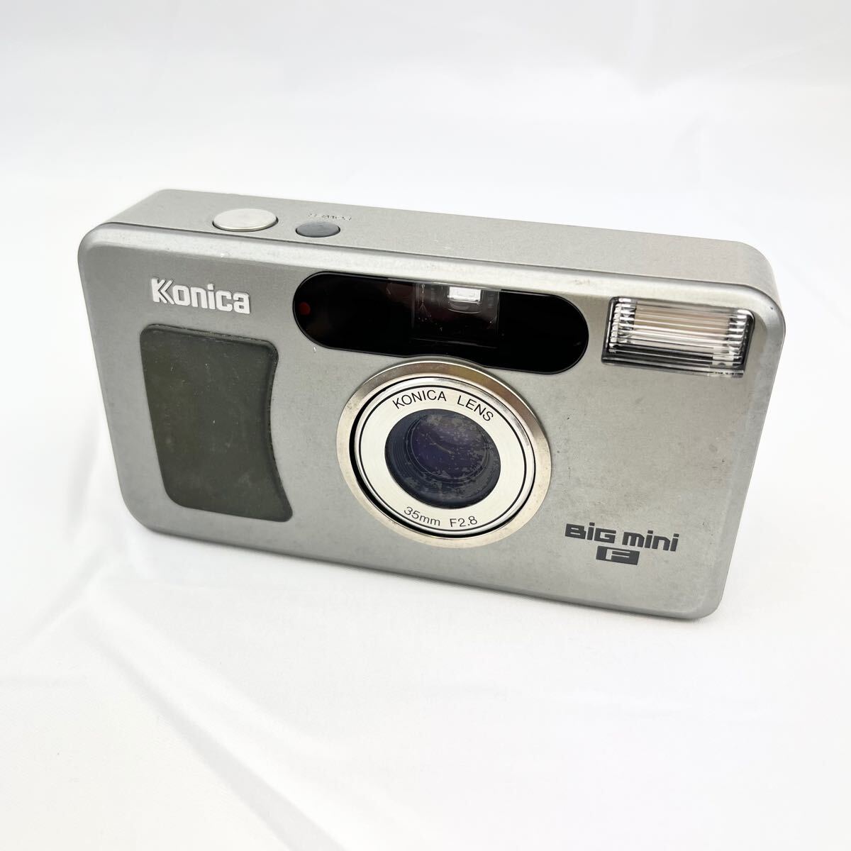 【動作確認済】Konica BIG Mini Fシルバー フィルムカメラ 717】Konica コニカ Big mini F ビッグミニ シルバー コンパクト
