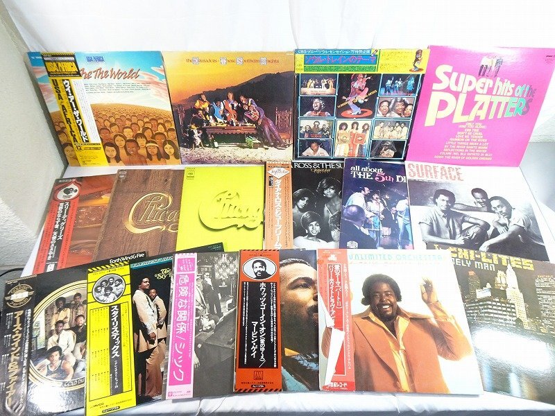 洋楽レコード 10枚セット ソウル R&B Jazz R&B SOUL LP16組◇ USA AFRICA / DIANA ROSS / EARTH WIND & FIRE