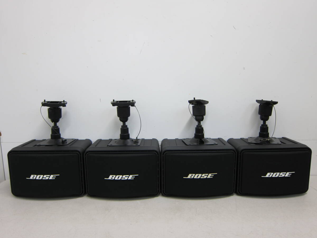 BOSE 111AD スピーカー 4台セット 天吊り金具付き】ボーズ 音出し確認