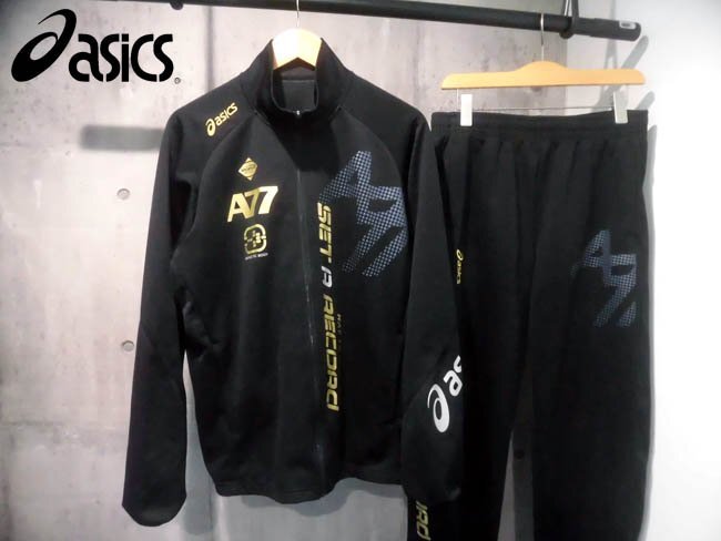 asics アシックス A77 ウォームアップ ジャージ セットアップ XO