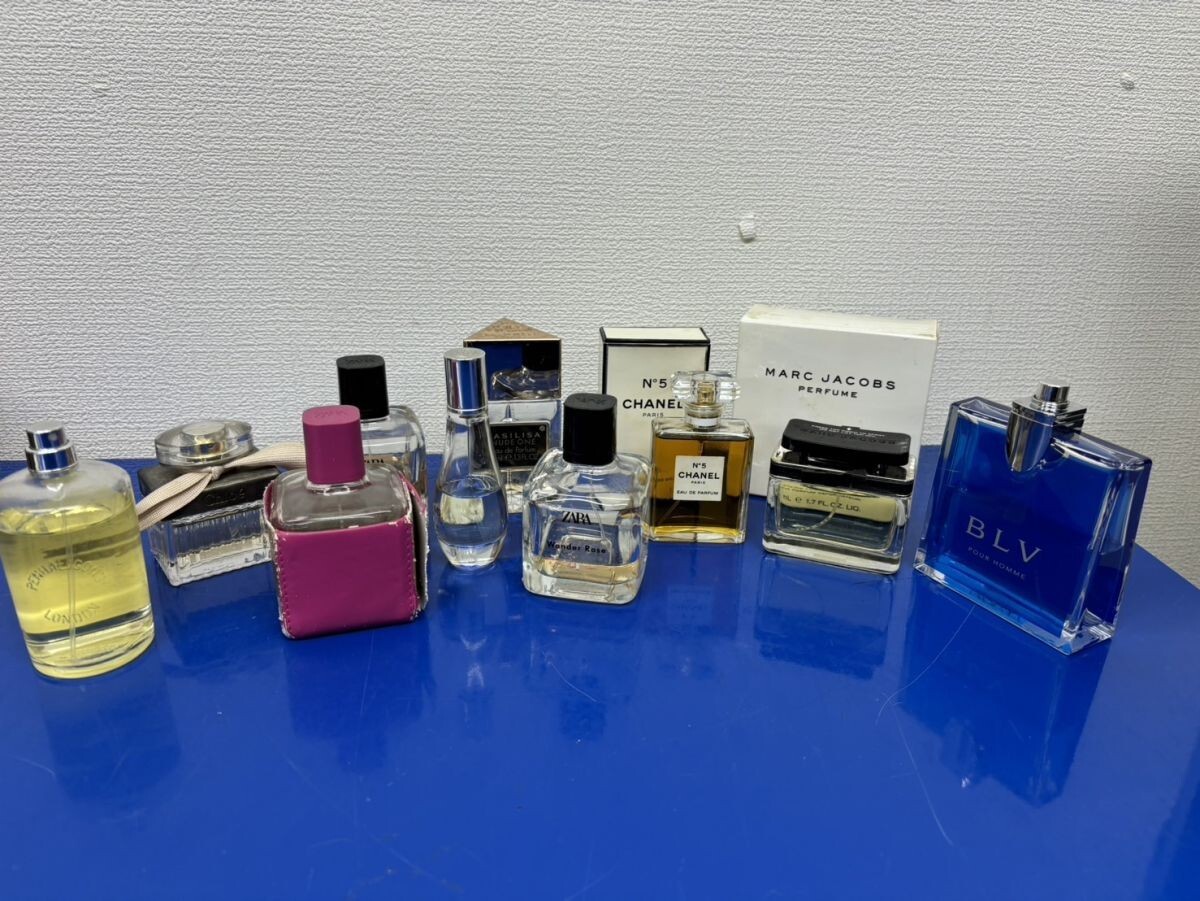 A806-00000 香水まとめ 10点セット CHANEL/MARC JACOBS PERFUME /ZARA