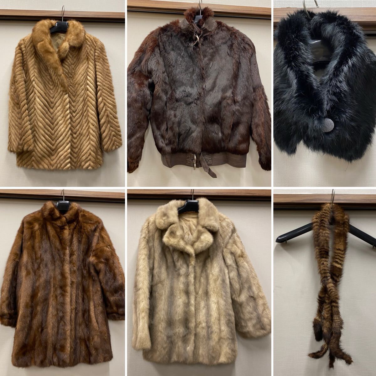 AD-2】 毛皮 ファー まとめ SAGA MINK サガミンク 等 コート ティ