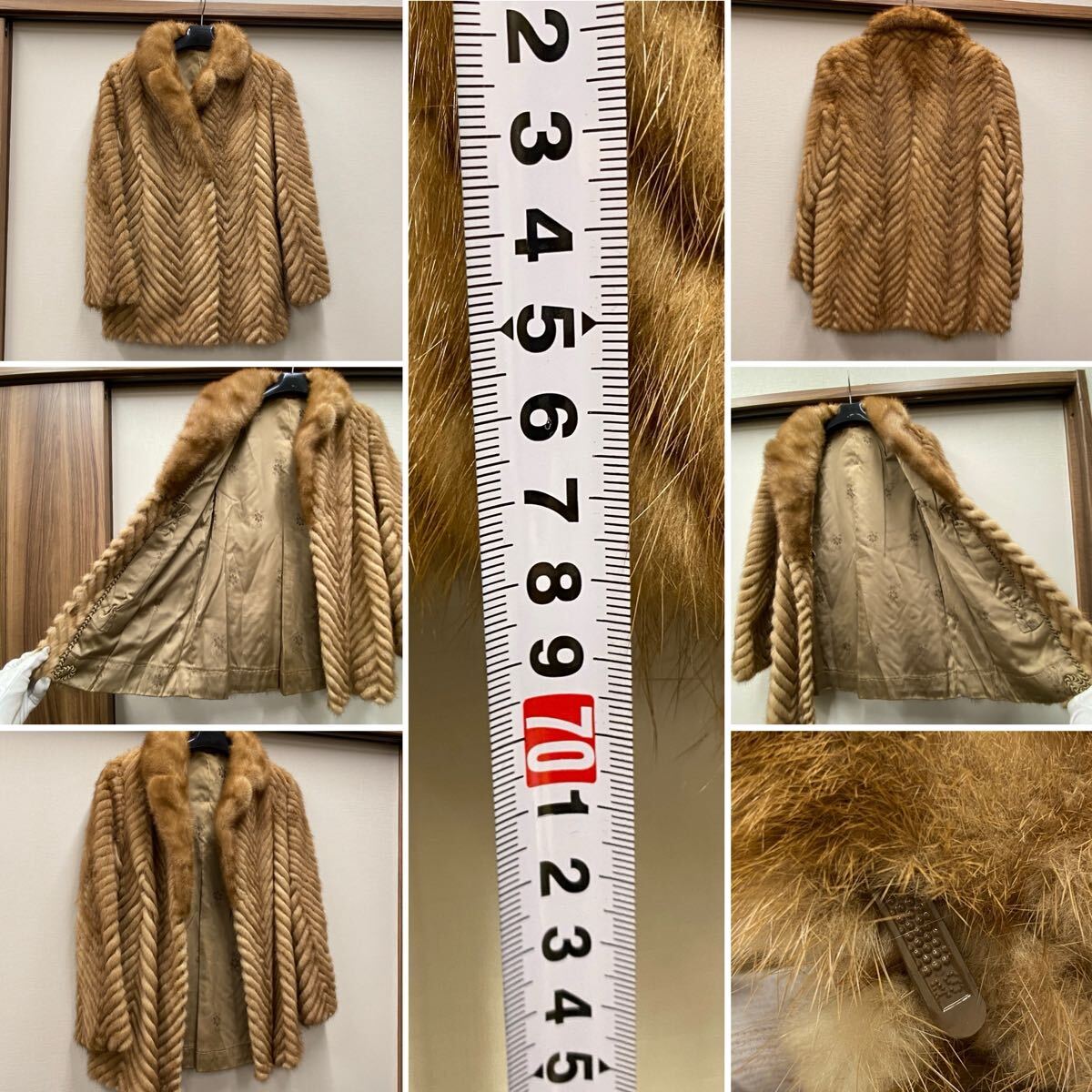 AD-2】 毛皮 ファー まとめ SAGA MINK サガミンク 等 コート ティ