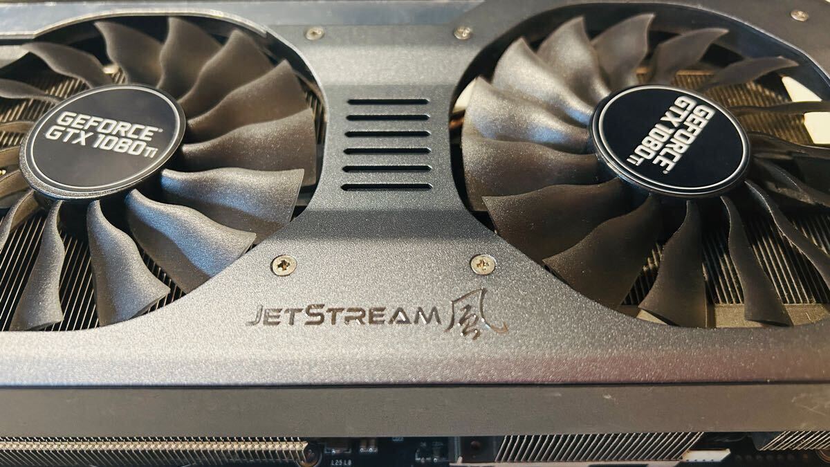 Palit 0 Ti Card - 1 GeForce GTX 1080 Ti 11GB JetStream ジーフォース　ジェットストリーム