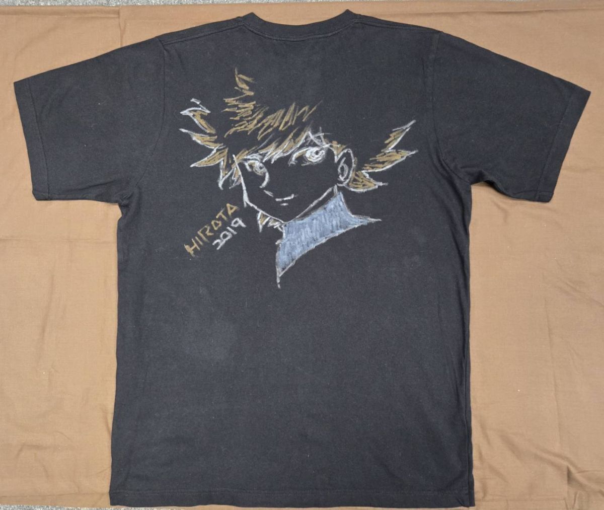 【希少品】ハンターハンター　ひろたたけし直筆Tシャツ「キルア」　Lサイズ　HUNTER×HUNTER　②