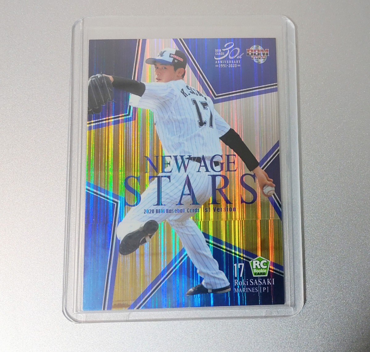 カルビープロ野球 2020 ロッテ 佐々木朗希 ルーキーカード No.094