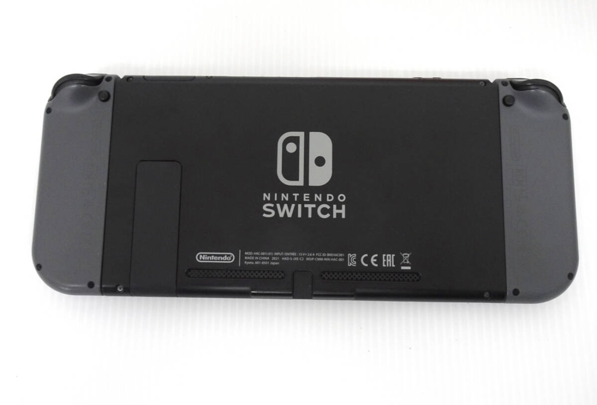 ジャンク Nintendo Switch ニンテンドースイッチ グレー バッテリー