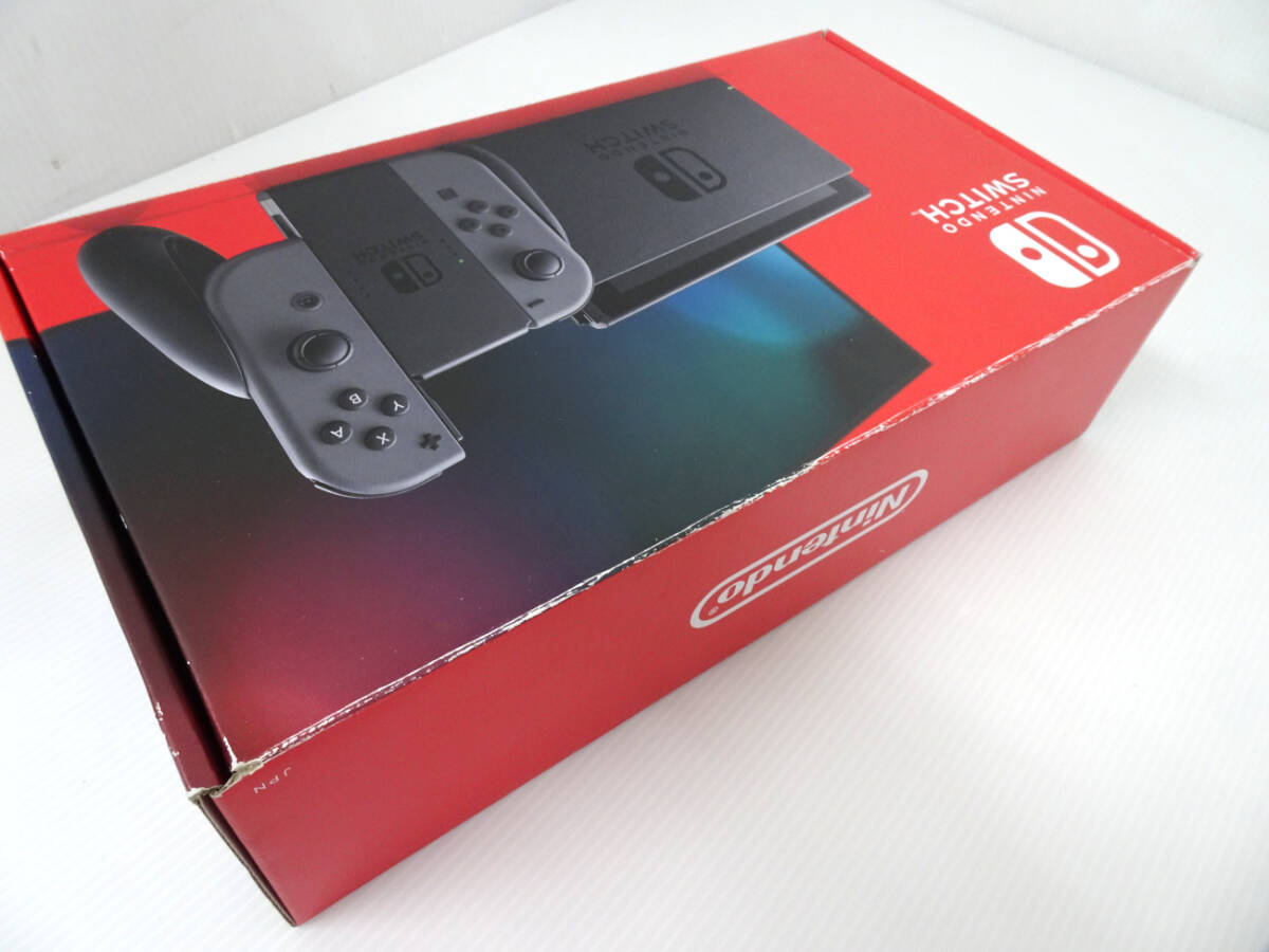 ジャンク Nintendo Switch ニンテンドースイッチ グレー バッテリー