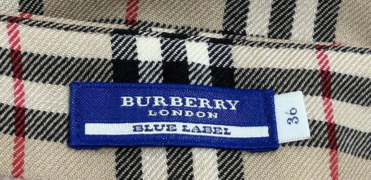 BURBERRY BLUELABEL バーバリーブルーレーベル ノバチェック スカート 