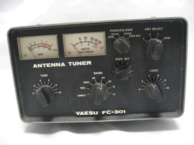 【新品，爆買い】 YAESU ヤエス アンテナチューナー FC-301 現状品(アマチュア無線)｜売買されたオークション情報、yahooの商品情報をアーカイブ公開 - オークファン その他