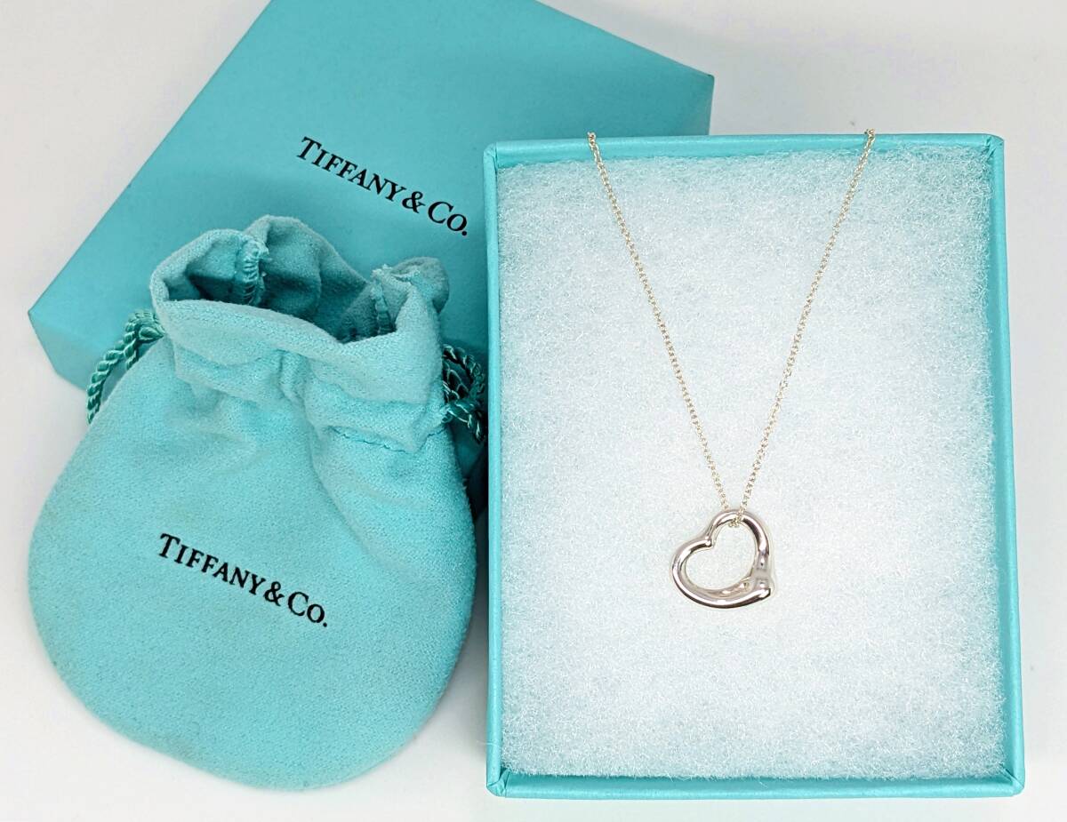 Tiffany&co ティファニーネックレス tiffany オープン ハート 
