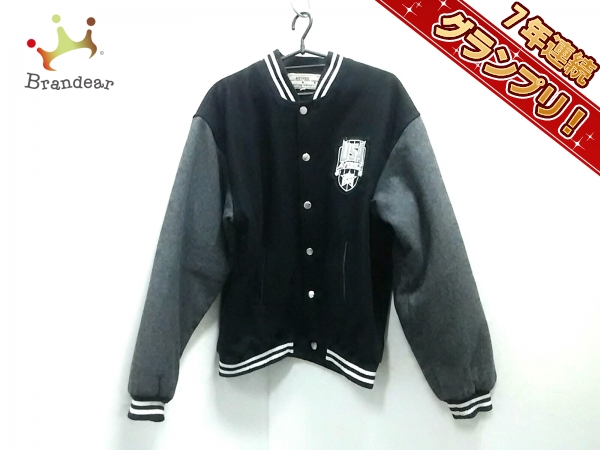 アビレックス ブルゾン レディース 黒×グレー×白 AVIREX