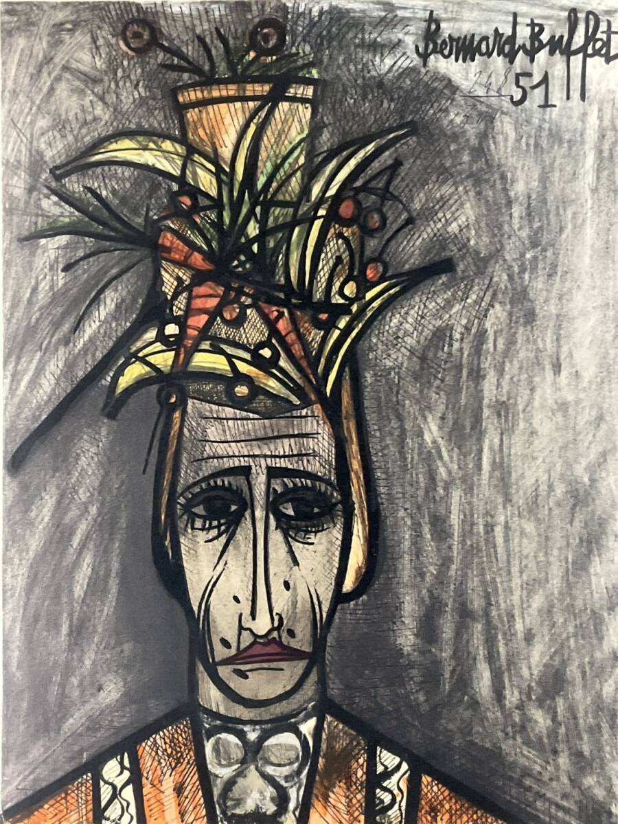 ベルナール・ビュッフェ【LE JAPON-Voie Express,Tokyo】 ビュッフェ絵画 ベルナール ビュッフェ 作品 ベルナール・ビュッフェ