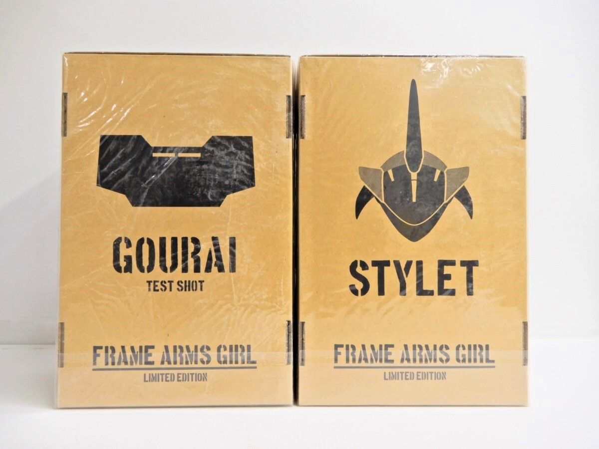 064Z634★【未開封品】フレームアームズ・ガール Blu-ray限定プラモデルキット アニメ版 轟雷・素体/スティレット・素体 2体セット_1