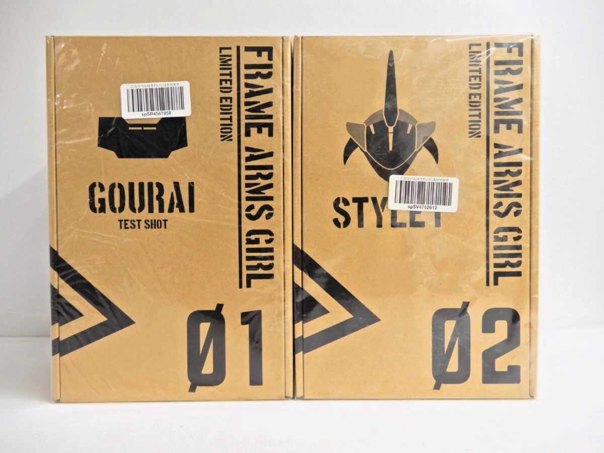 064Z634★【未開封品】フレームアームズ・ガール Blu-ray限定プラモデルキット アニメ版 轟雷・素体/スティレット・素体 2体セット_3