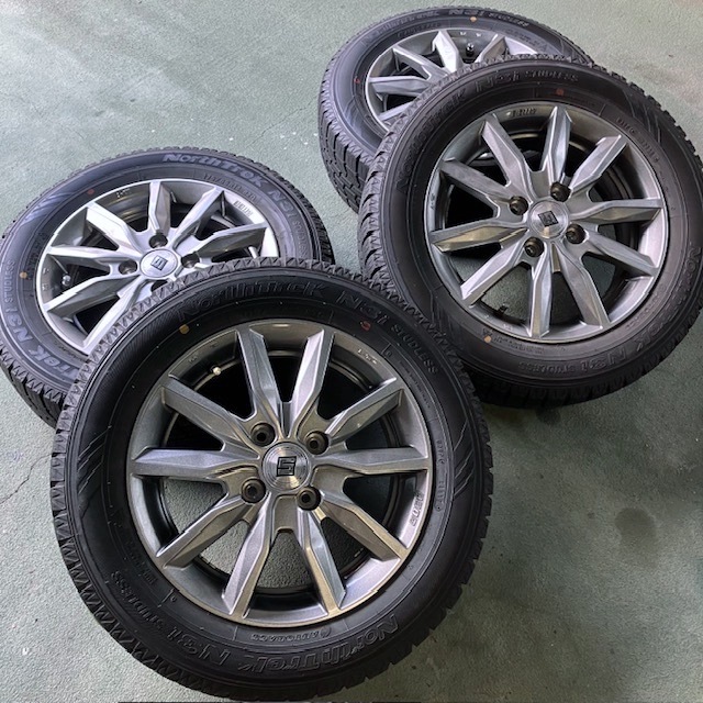 185／65/15スタットレスタイヤセット かもめ堂 185/65R15 スタッドレス