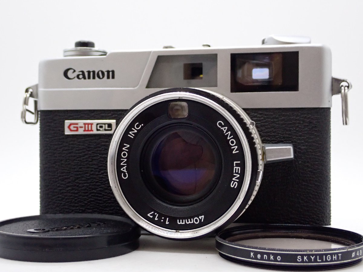 Canon Canonet QL17 G-Ⅲ G3 40mm f1.7 レンジファインダー コンパクト