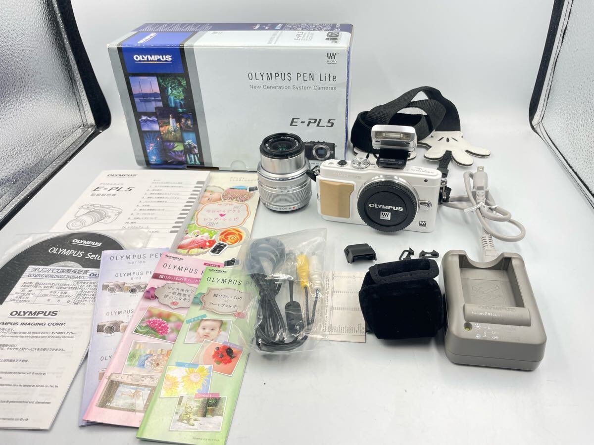 OLYMPUS PEN Lite E-PL5 14-42mm付き　セット OLYMPUS オリンパス デジタル一眼 カメラ PEN Lite E-PL5 レンズ 14