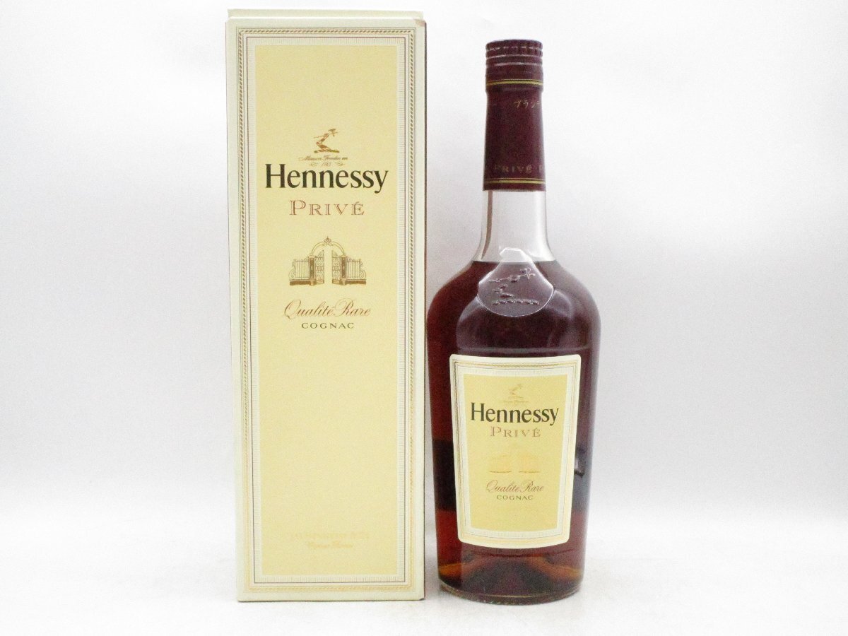 同梱不可 1円～HENNESSY PRIVE ヘネシー プリヴェ コニャック