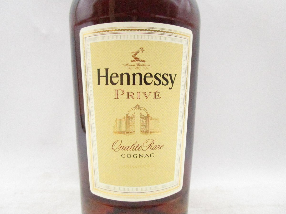 新品未開封 Hennessy Prive コニャック 700ml 同梱不可 1円～HENNESSY PRIVE ヘネシー プリヴェ コニャック