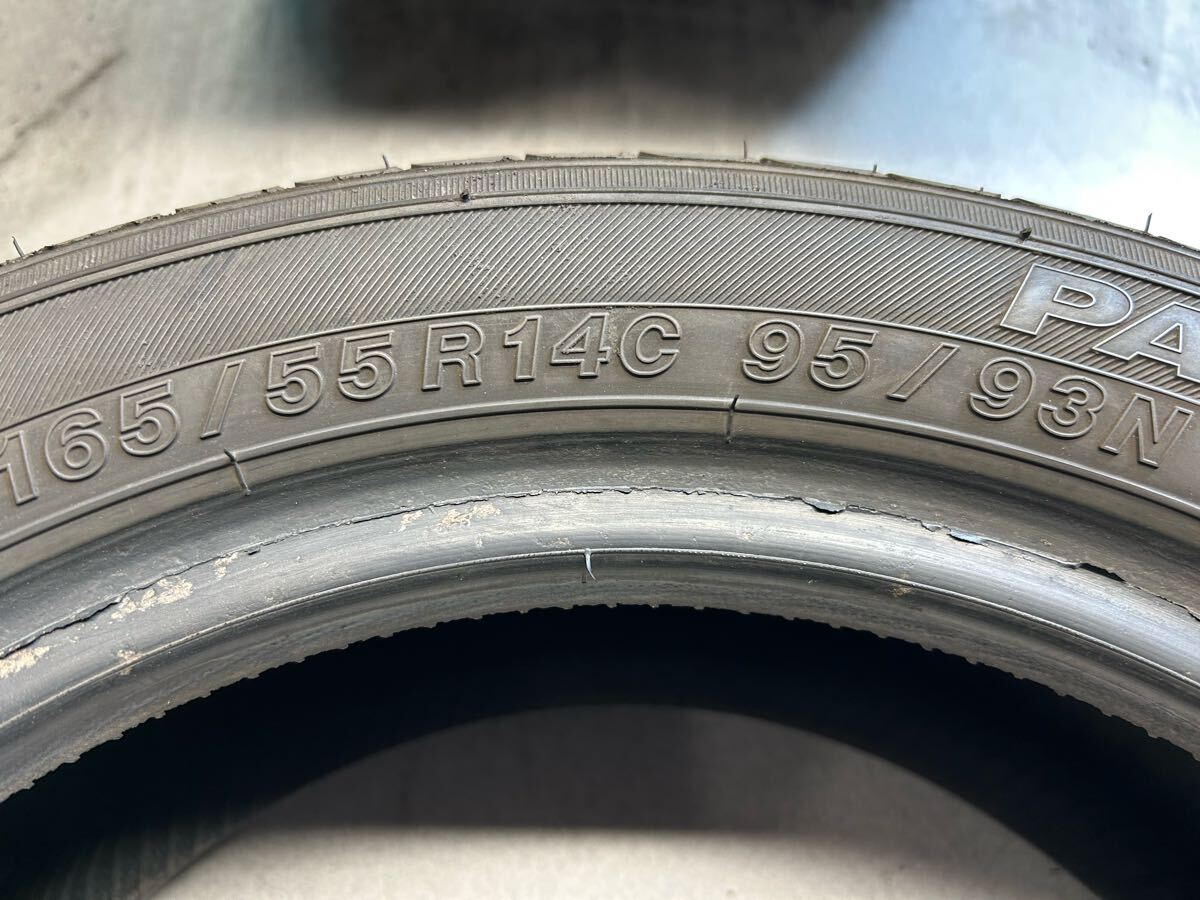 2022年製165/55R14C 95/93N バリ山!ツブ有り!中古タイヤ3本セット ヨコハマ(YOKOHAMA) PARADA PA03 夏タイヤ PARADA PA03 95⁄93N ヨコハマタイヤ 4本セット 165⁄55の通販
