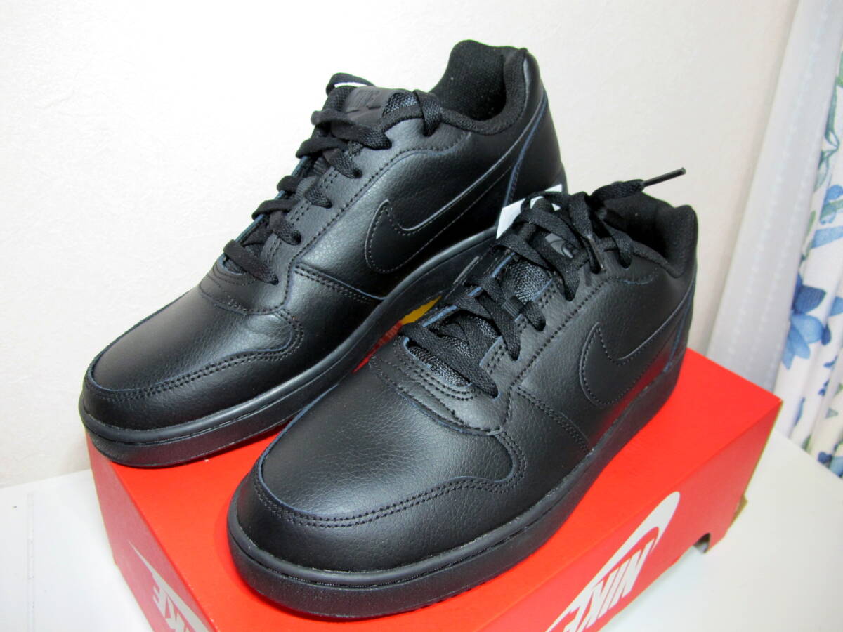 新作登場，セール ラス1 NIKE EBERNON LOW / エバノン ロー 27.5cm オールブラック AQ1775-003 天然皮革 US9.5 通勤にも(27.5cm)｜売買されたオークション情報、yahooの商品情報をアーカイブ公開 - オークファン 27.5cm