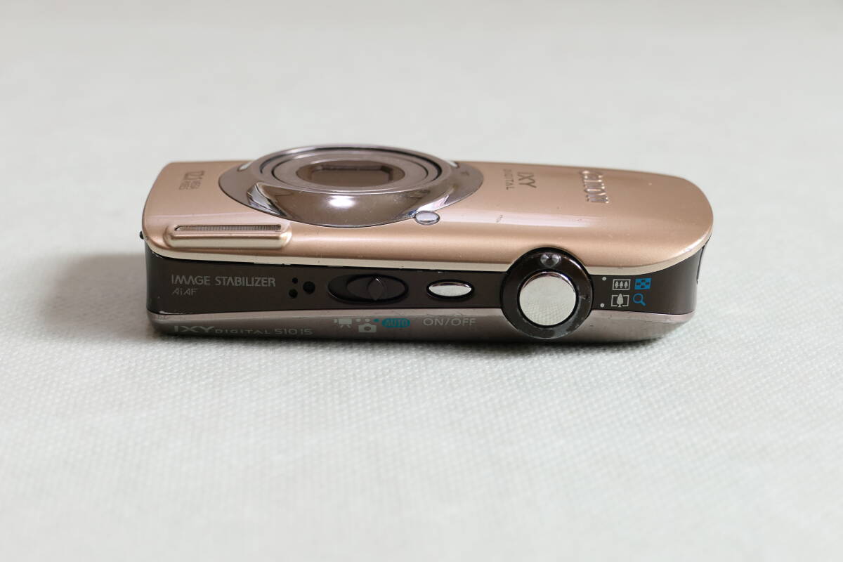 新作，新作登場】 Canon IXY DIGITAL 510 IS ゴールド 訳アリ動作品