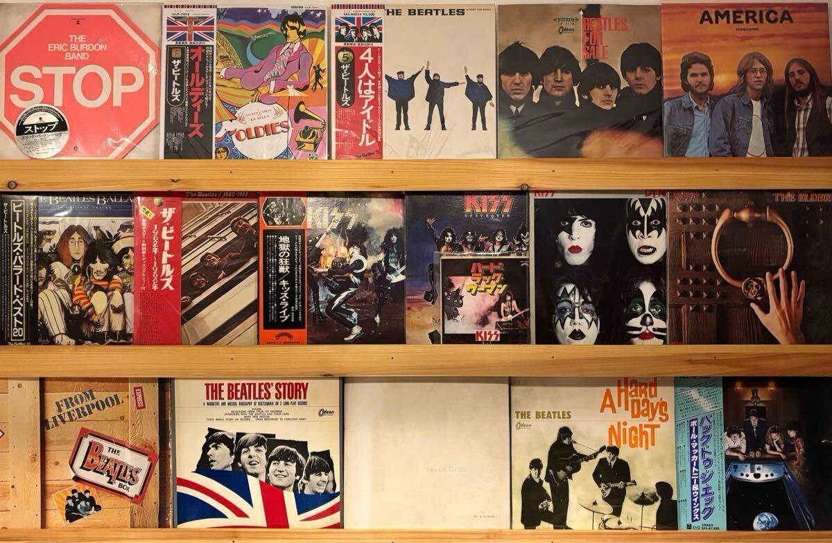 大量☆LPレコード16枚まとめセット☆THE BEATLES/KISS 他 - 未使用LP 