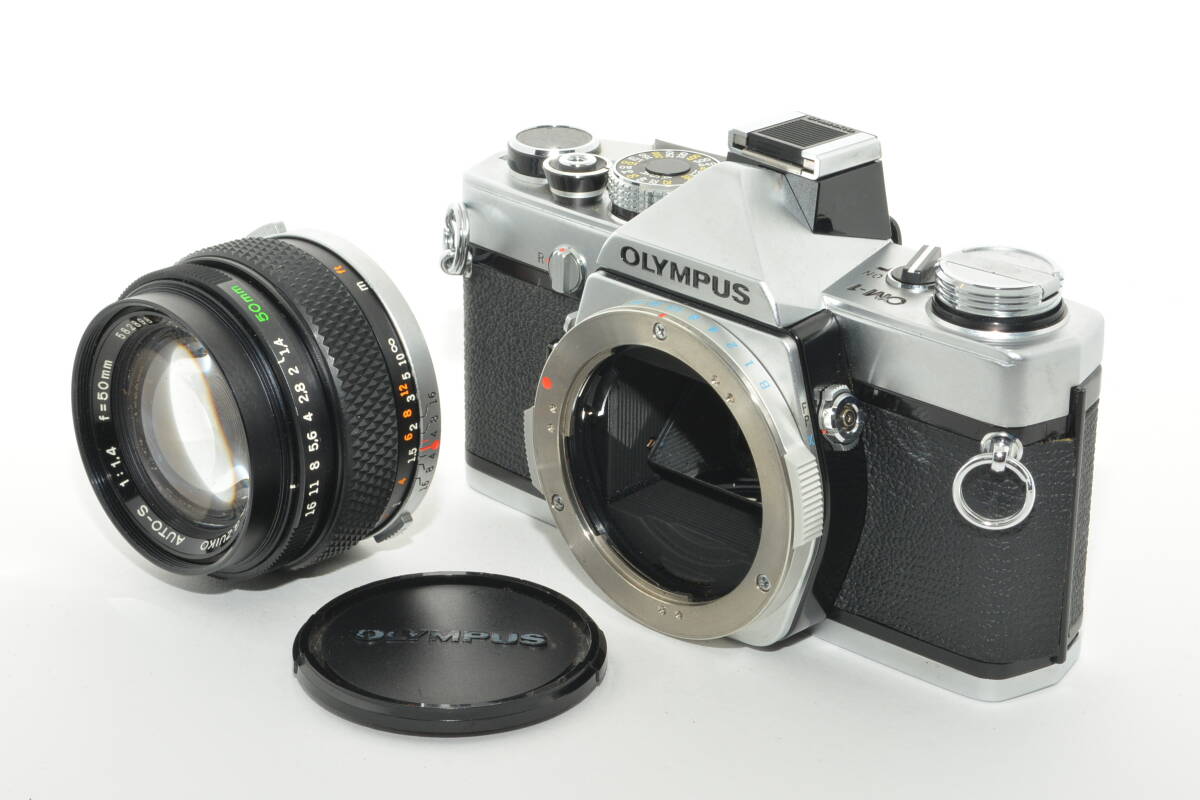 外観特上級】OLYMPUS OM-1 / G.ZUIKO AUTO-S 50mm F1.4 #s17221 OM-1