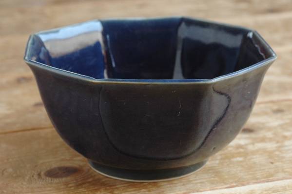 染付 - 八角鉢 染付八角鉢 古伊万里 Octagonal 生活骨董と古布の
