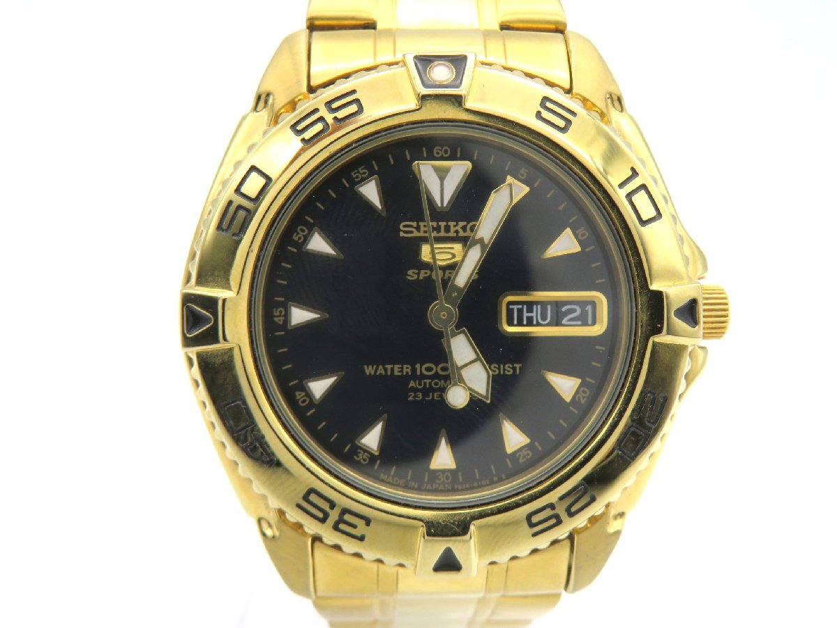 セイコー 7S36-00Y0 SPORTS SEIKO Yahoo!オークション 0 ファイブ 