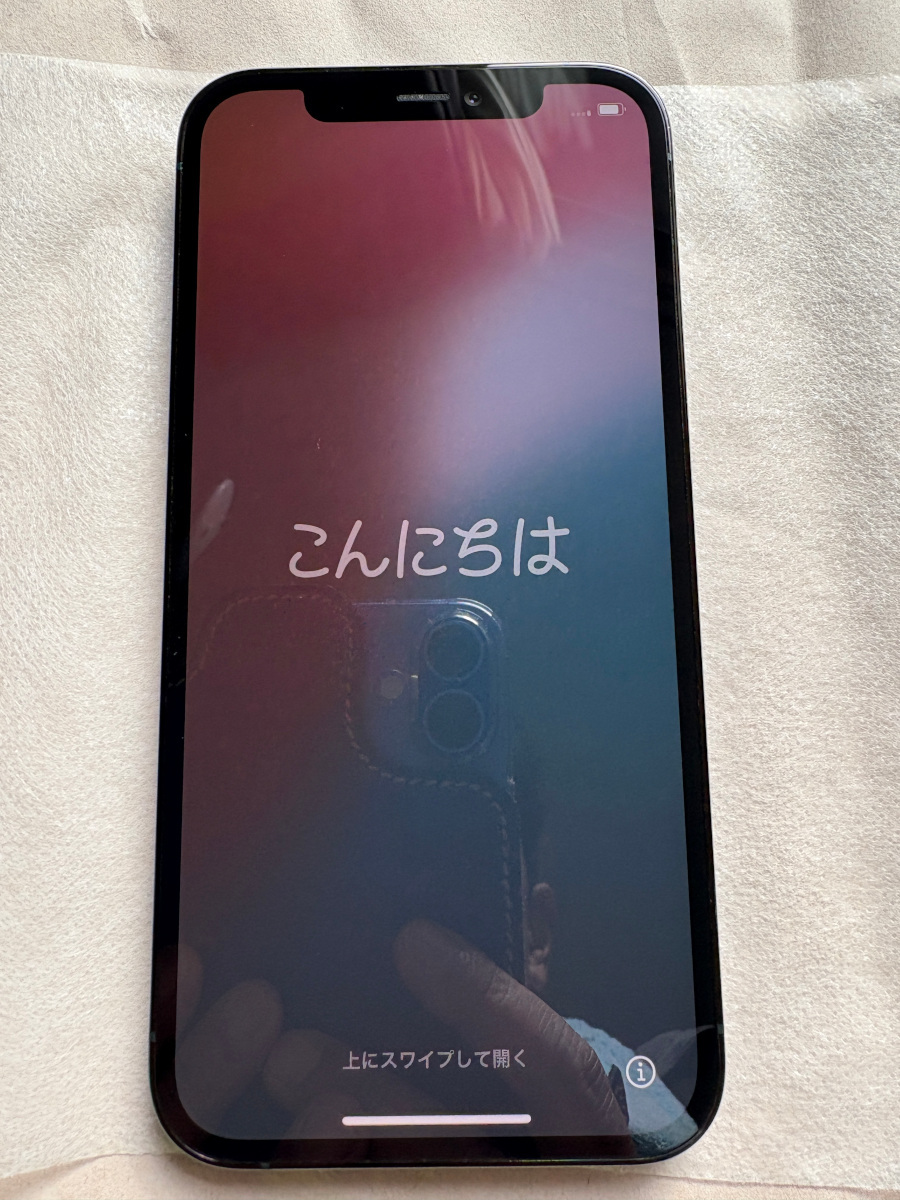 初期化済】iPhone12Pro 256GB パシフィックブルー SIMフリー
