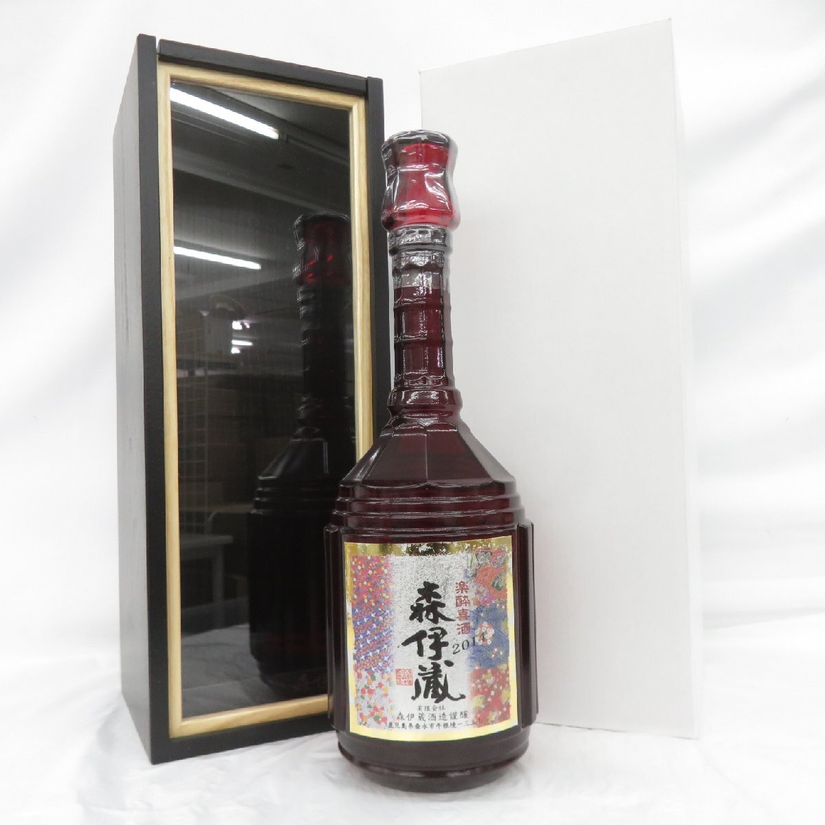 未開栓】森伊蔵 楽酔喜酒 2014 本格焼酎 600ml 25% 箱付 11780907 0213