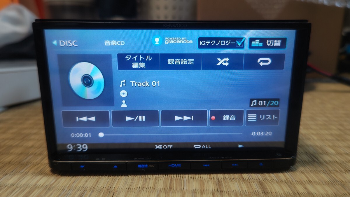 2#KENWOOD ケンウッド カーナビ MDV-L504 地図更新2023年第2版(2024春版
