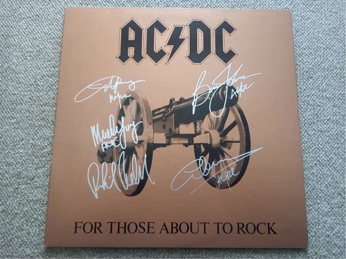 AC/DC 直筆サイン入りレコードLP 【公式通販】