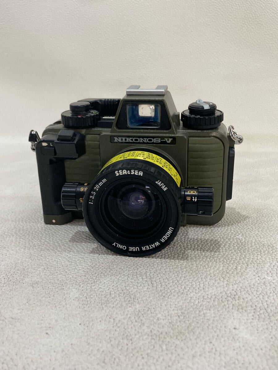 カメラ 【シャッターOK】Nikon NIKONOS-V オリーブグリーン 水中カメラ