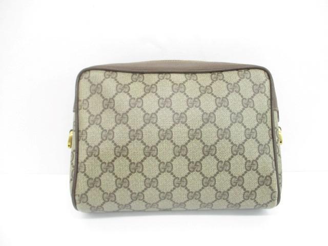 訳あり グッチ GUCCI ショルダーバッグ シェリーライン ブラウン ユニ