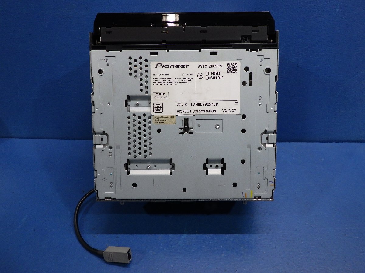 カロッツェリア サイバーナビ HDDナビ AVIC-ZH09CS 地図データ2011年 フルセグ Bluetooth DVD CD 2DIN 18㎝幅 カロッツェリア サイバーナビ AVIC-ZH09CS 商品 本体 2011年版