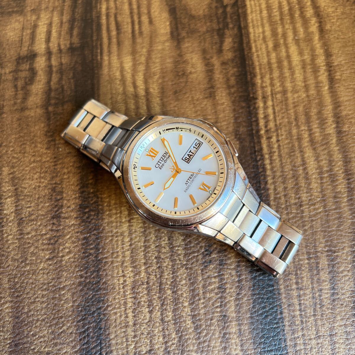 CITIZEN シチズン ATESSA アテッサ エコドライブ 電波ソーラー 稼働品 