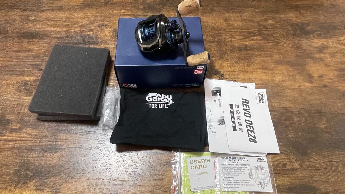アブガルシア レボ ディーズ8-L 中古 スポーツ、レジャー ベイトリール