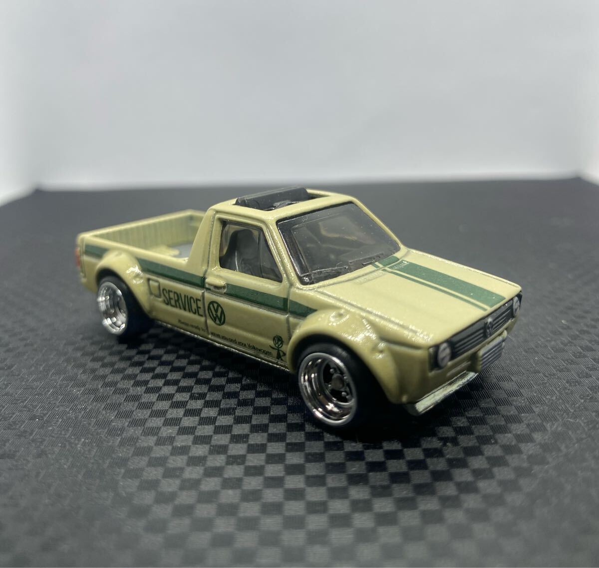 ホットウィール フォルクスワーゲン キャディ VOLKSWAGEN CADDY SHOP TRUCKS Hot Wheels MATTEL Real Riders 絶版 ルース品 希少_1