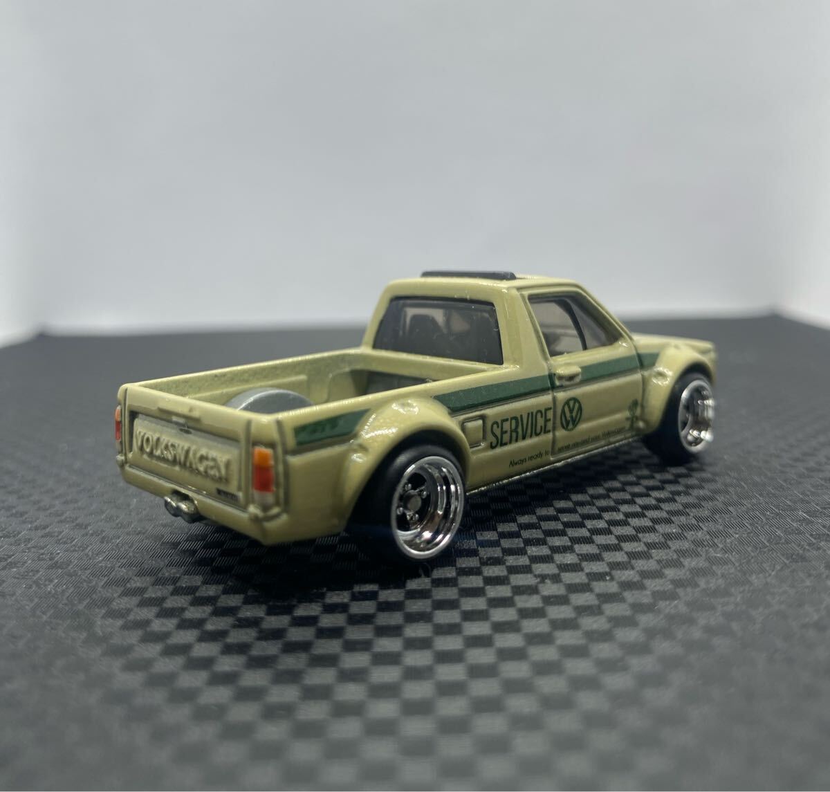 ホットウィール フォルクスワーゲン キャディ VOLKSWAGEN CADDY SHOP TRUCKS Hot Wheels MATTEL Real Riders 絶版 ルース品 希少_2