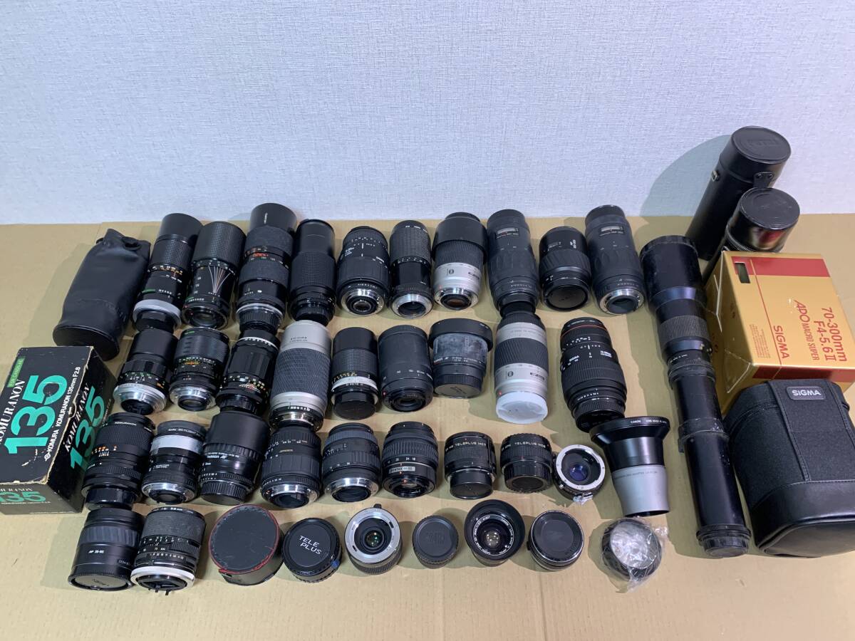37個】Canon/MINOLTA/KOMURANON/PENTAX/TAMRON/SIGMA/大量 レンズ 動作