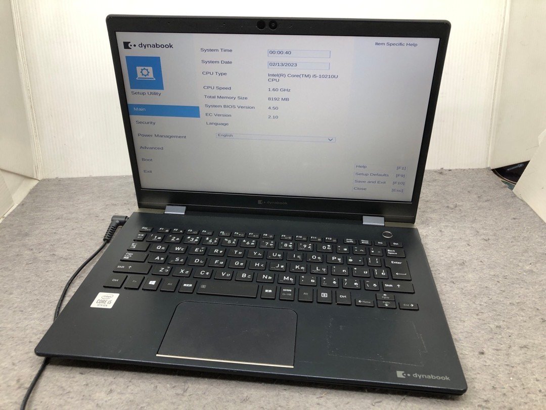 パソコン TOSHIBA dynabook B65/J Core i3 8130U メモリ8GB SSD M.2