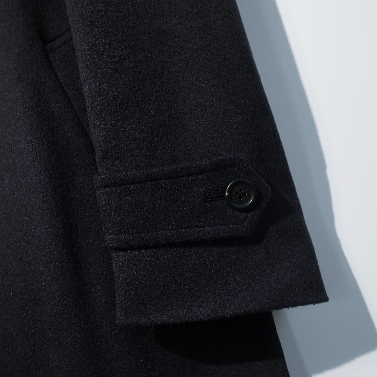 新品 Dunhill「最高峰/圧巻のピュアカシミヤ」ステンカラー/バルマ