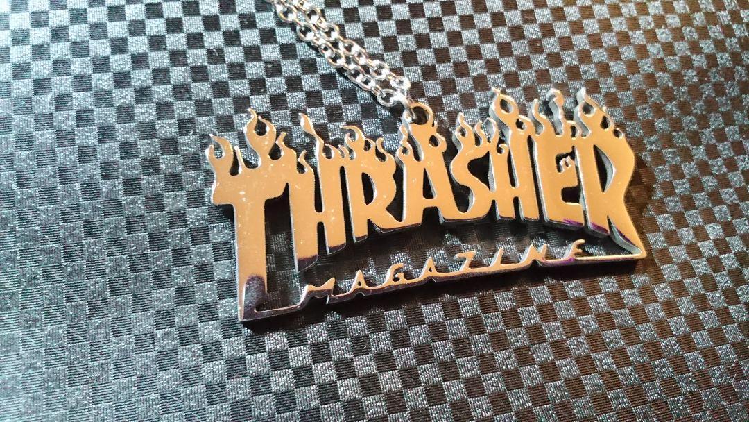 THRASHERスラッシャーネックレスシルバーサンタクルーズ　パウエルゾーラック_1