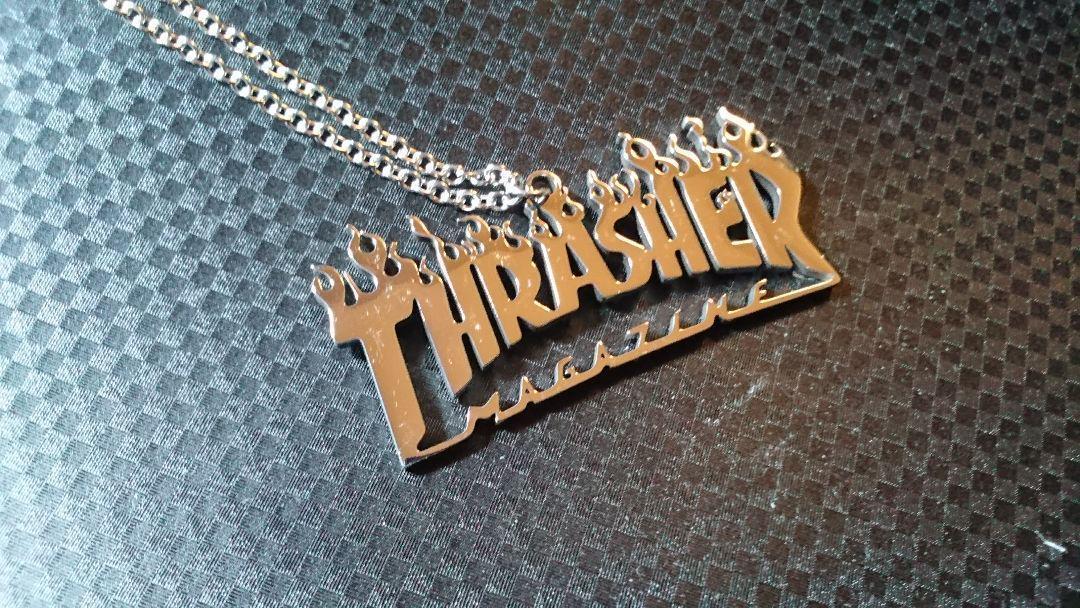 THRASHERスラッシャーネックレスシルバーサンタクルーズ　パウエルゾーラック_4